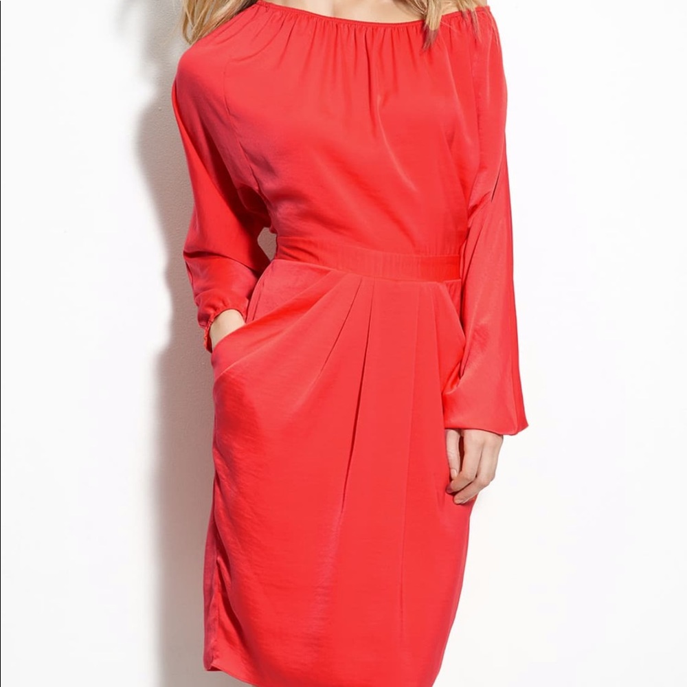 BCBGMAXAZRIA 'Cladiana' Pleated Dress